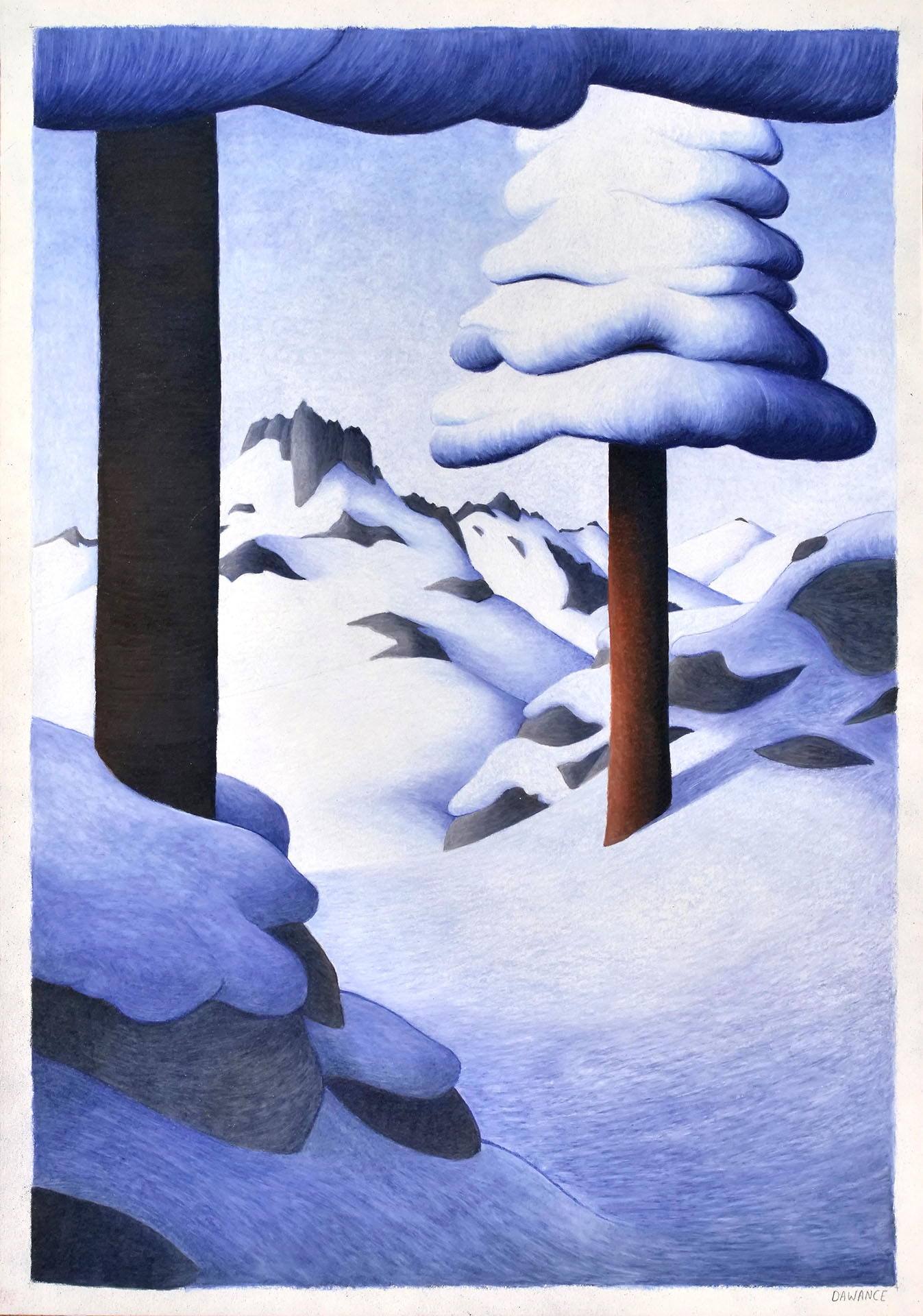 Pierre DAWANCE — illustration – Sous la neige Pierre DAWANCE — illustration – Sous la neige