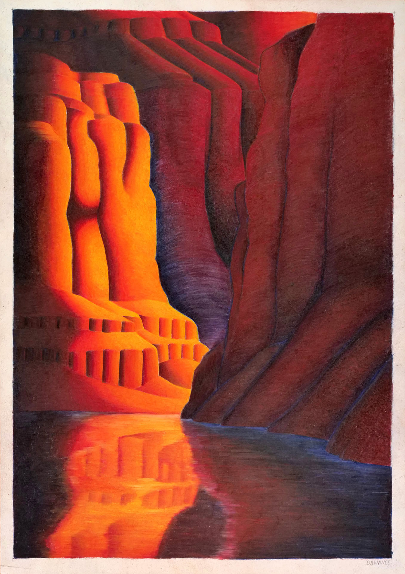 Pierre DAWANCE — illustration – Canyon Pierre DAWANCE — illustration – Canyon