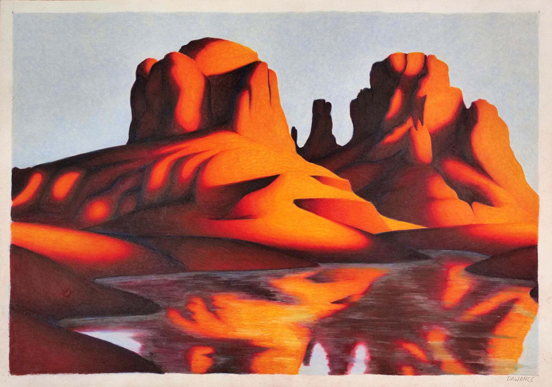 Pierre DAWANCE — illustration – Montagnes rocheuses Pierre DAWANCE — illustration – Montagnes rocheuses
