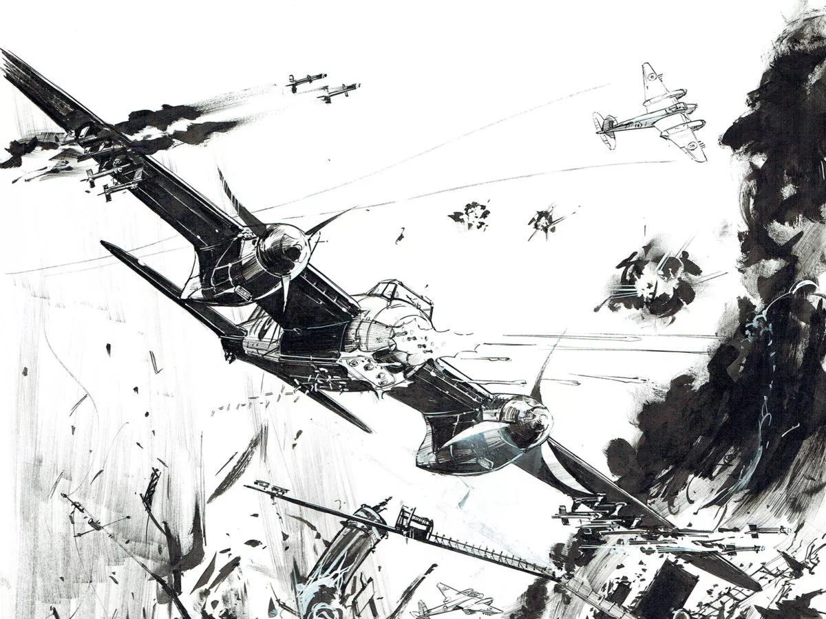 Keith BURNS — Comic Art Show : Out of the blue