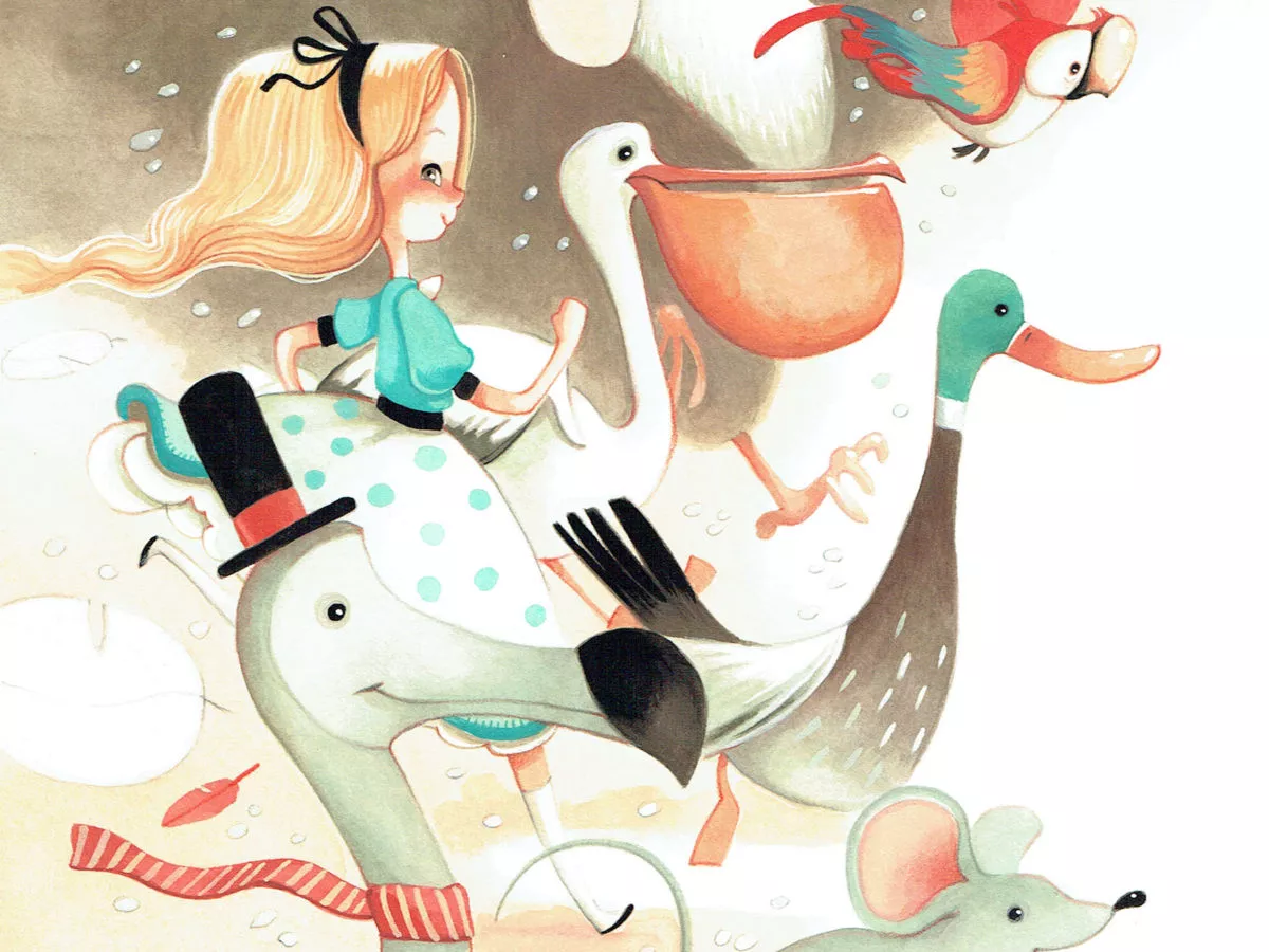 Daniela VOLPARI — Illustration Art show : Alice in Wonderland and The Snow Queen