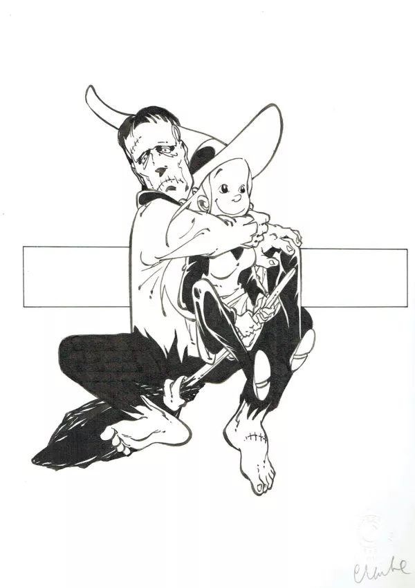 CLARKE — Mélusine — Illustration - Mélusine et Winston