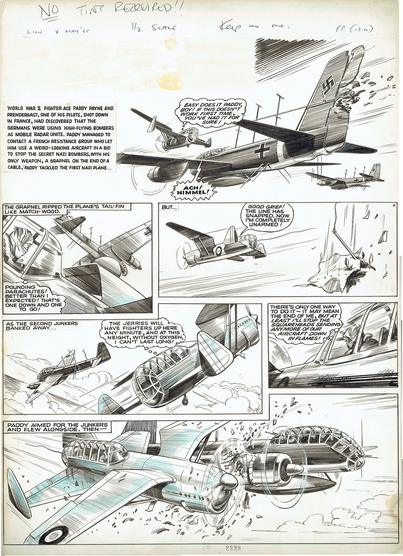 Colin PAGE — Paddy Payne warrior of the skies — 8 May 1965