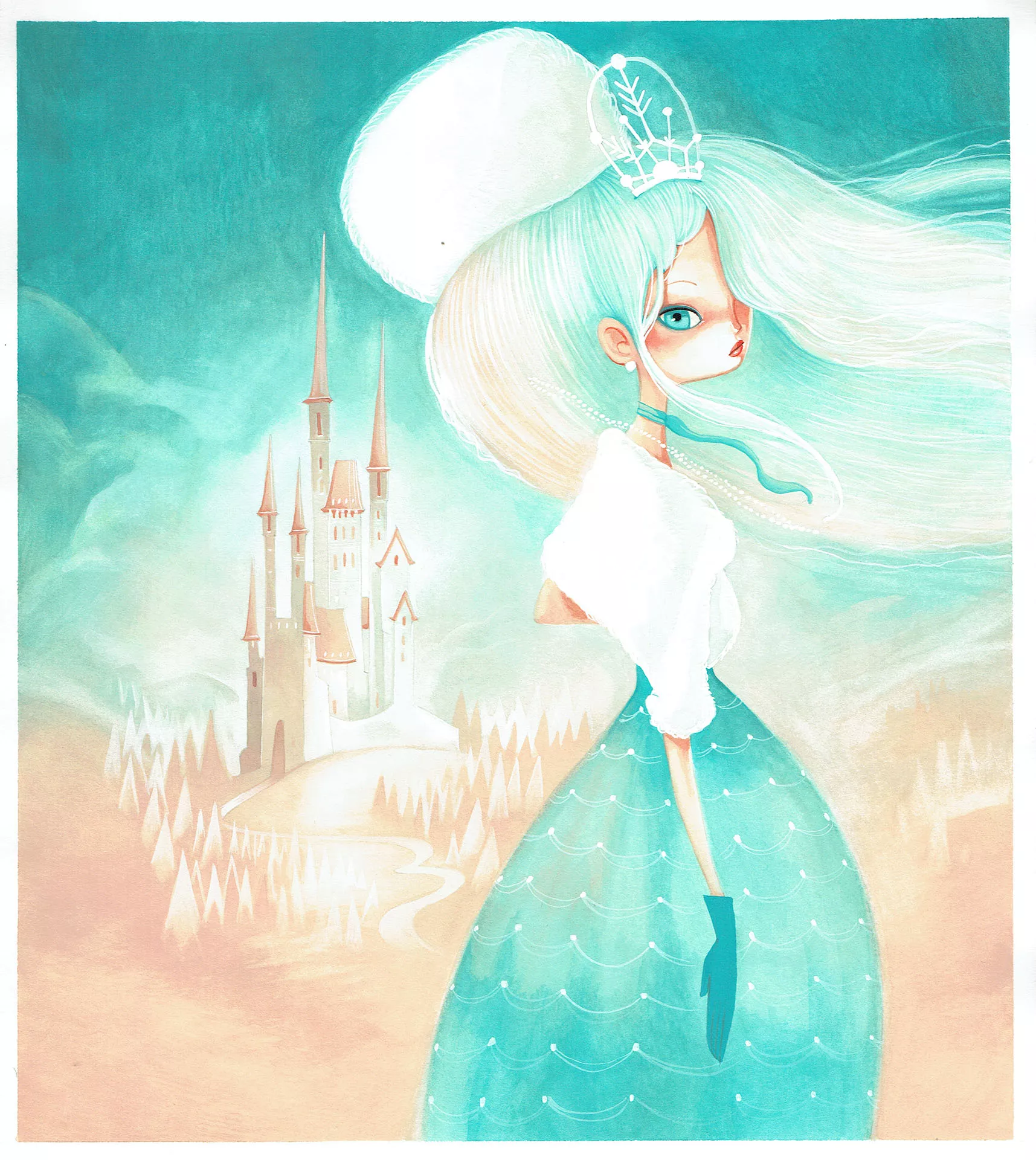 Daniela VOLPARI — La reine des neiges — Couverture