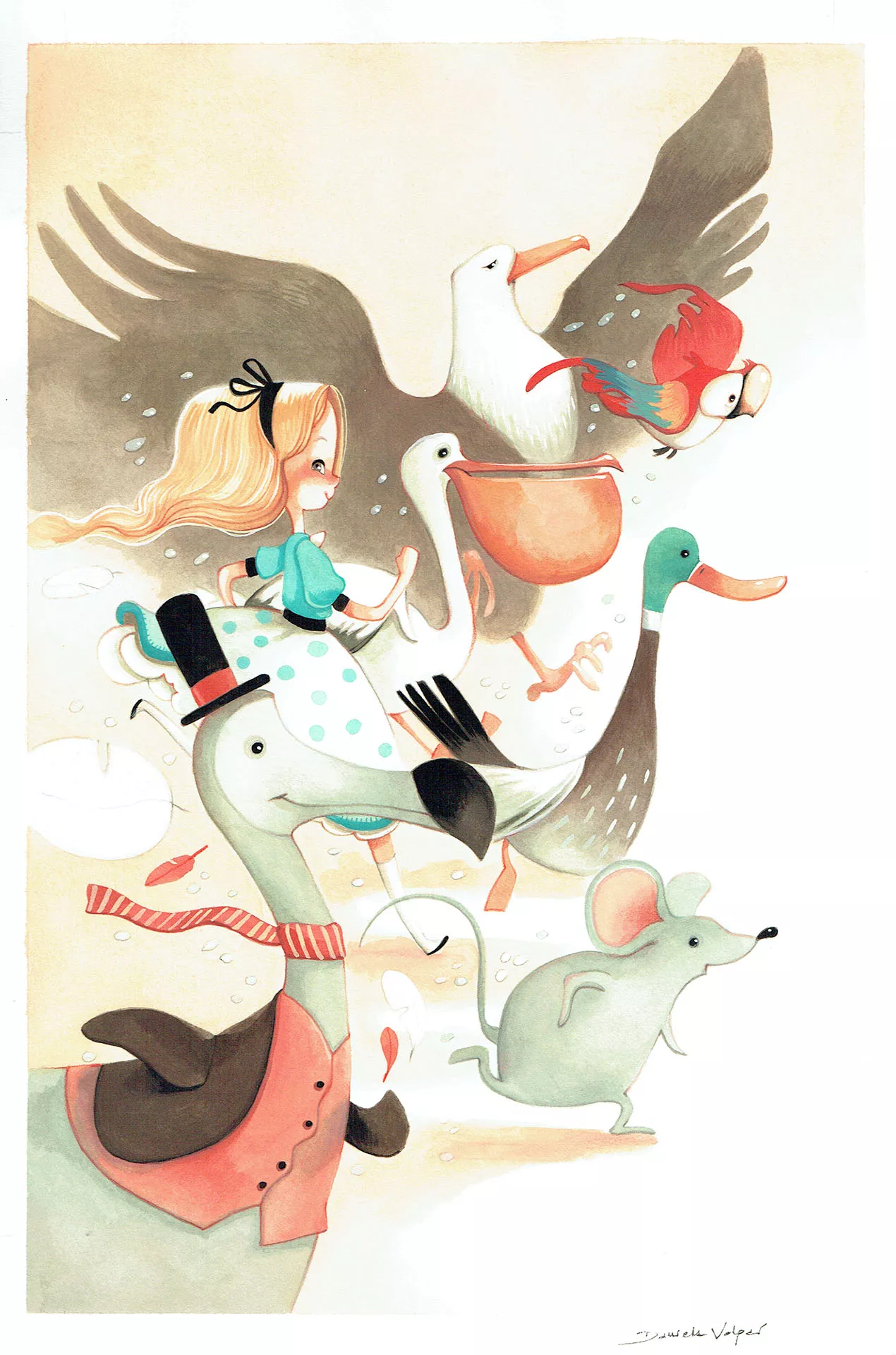 Daniela VOLPARI — Alice’s adventures in Wonderland — Alice and the Dodo
