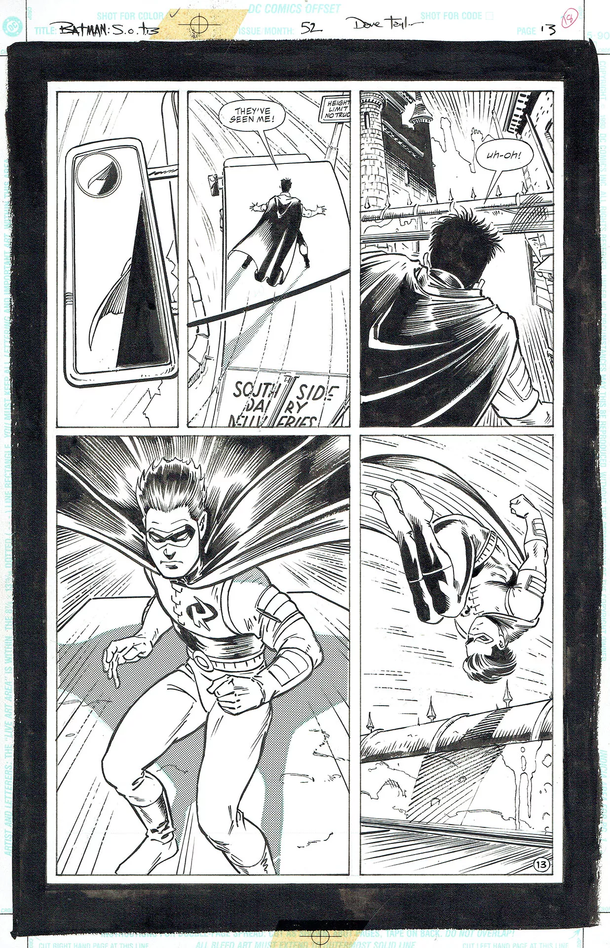 Dave TAYLOR — Batman : Shadow of the bat — Issue 52 — Page 13