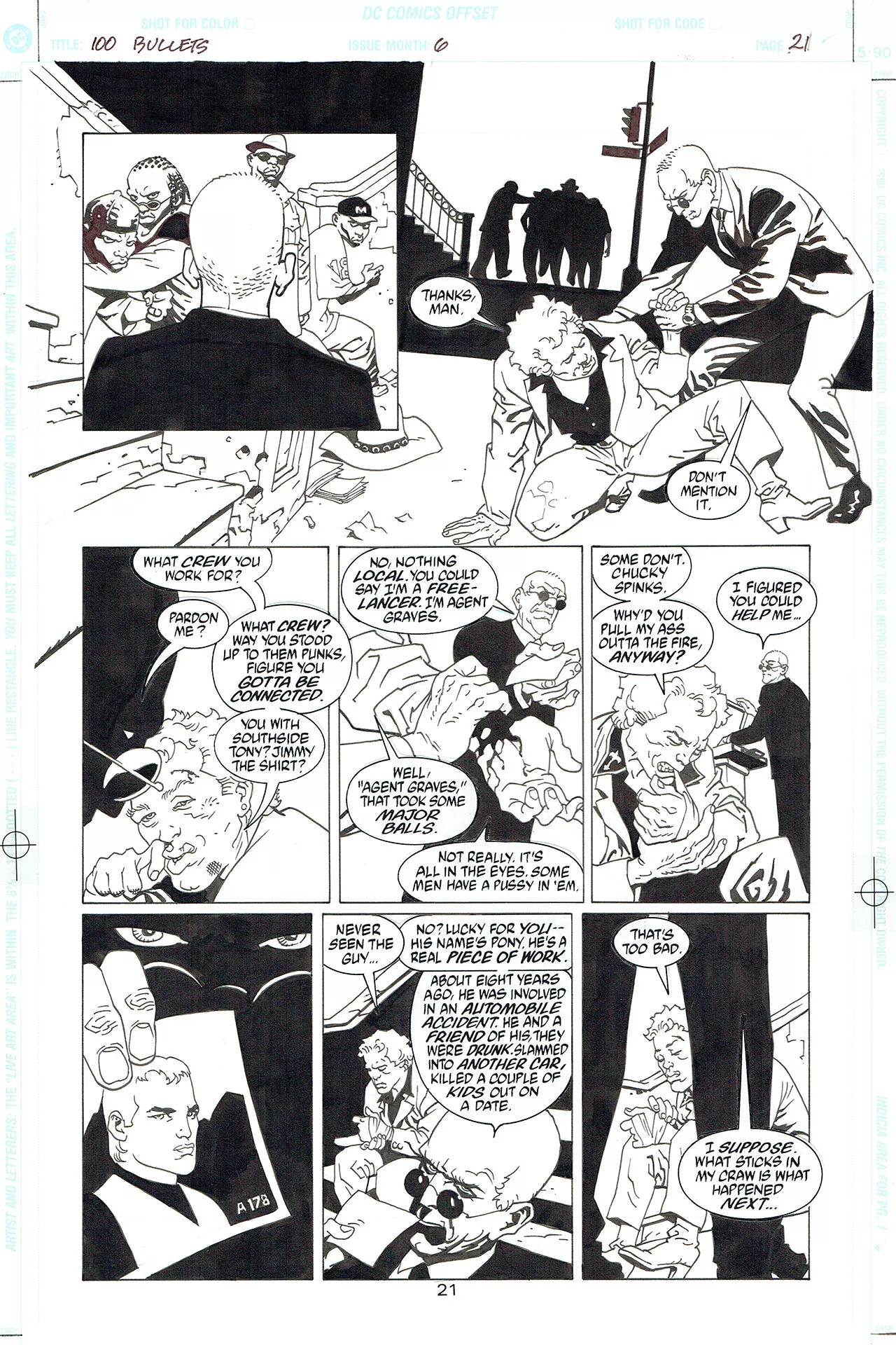 Eduardo RISSO — 100 bullets — Issue 6 — Page 21