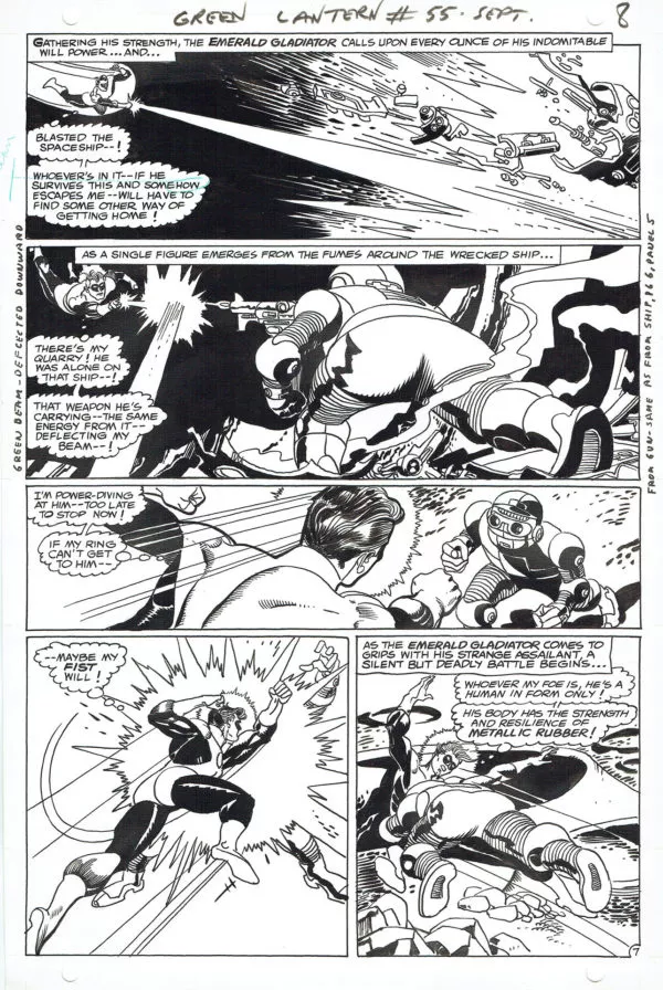 Gil KANE — Green Lantern — Vol.2 Issue 55 — Page 7