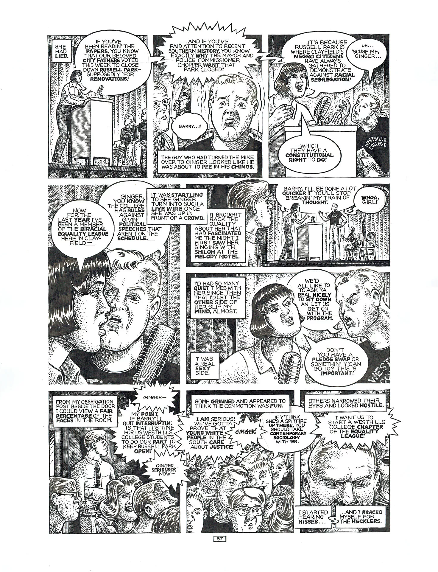 Howard CRUSE — Stuck Rubber Baby — Page 57