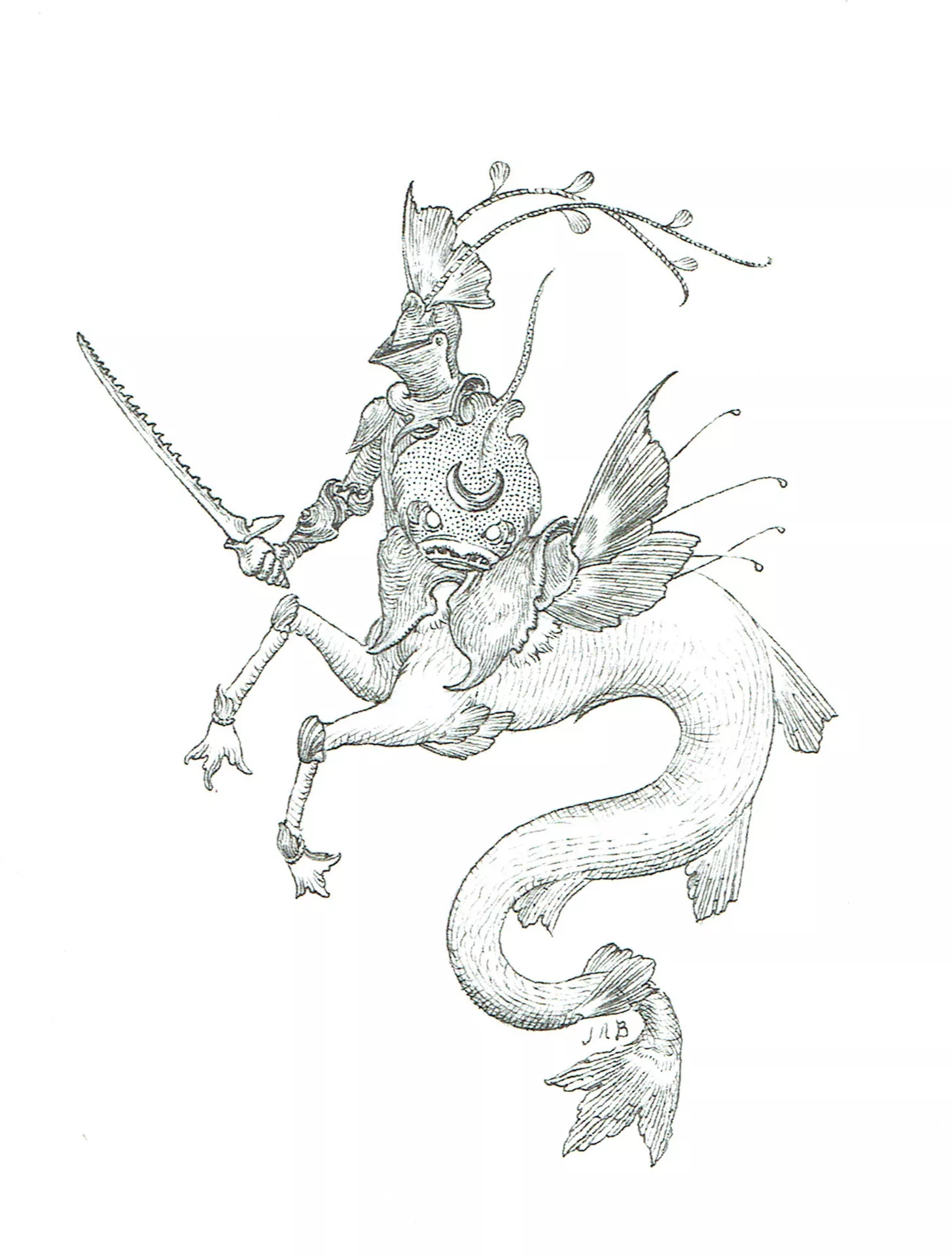 Jeremy BASTIAN — The knight — Illustration