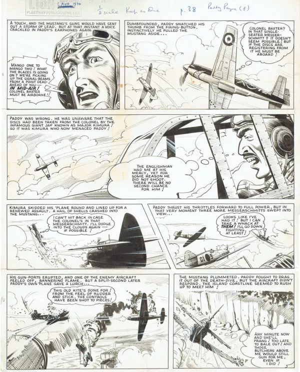 Joe COLQUHOUN — Paddy Payne warrior of the skies — 1 August 1970