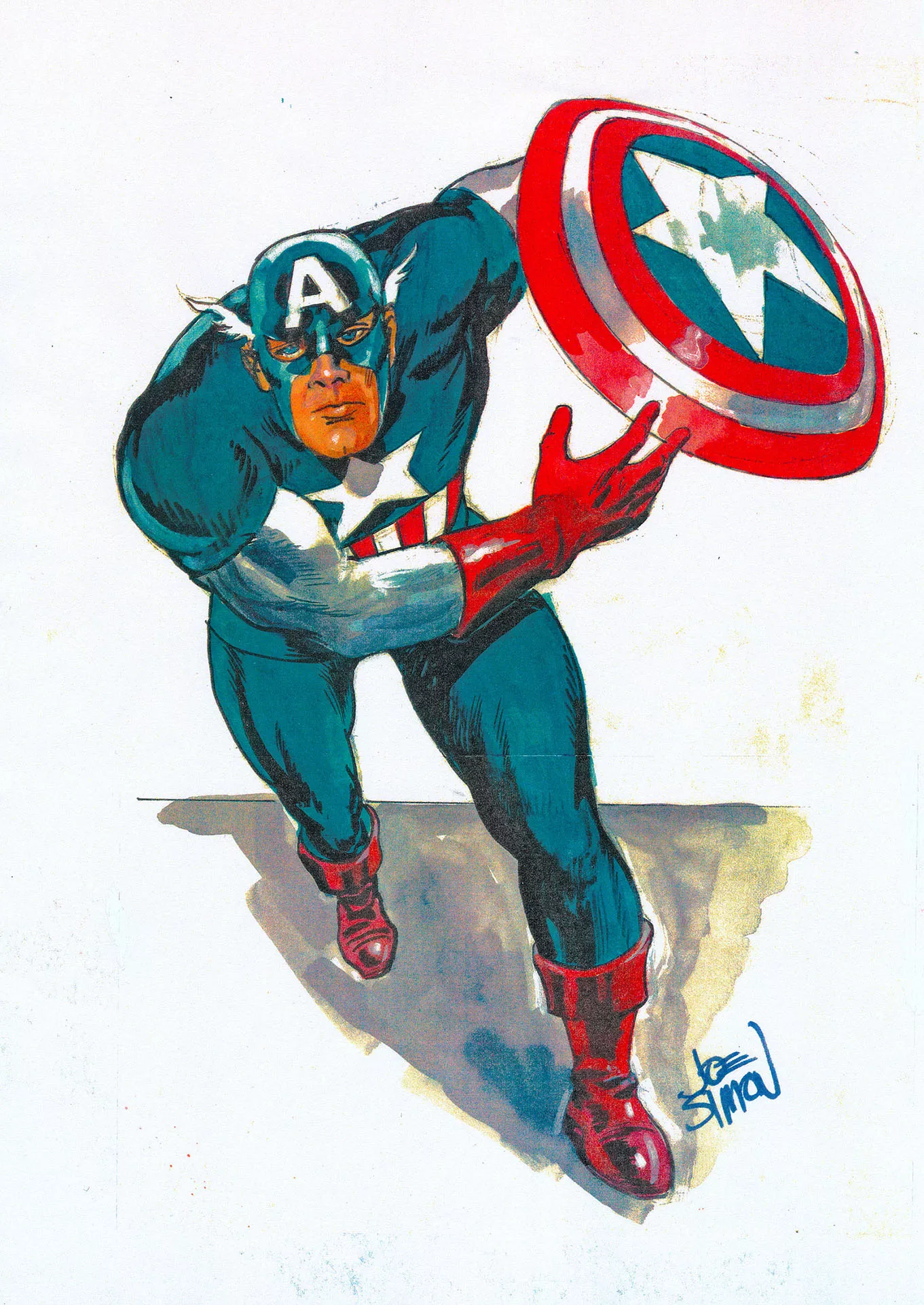 Joe SIMON — Captain America — Illustration