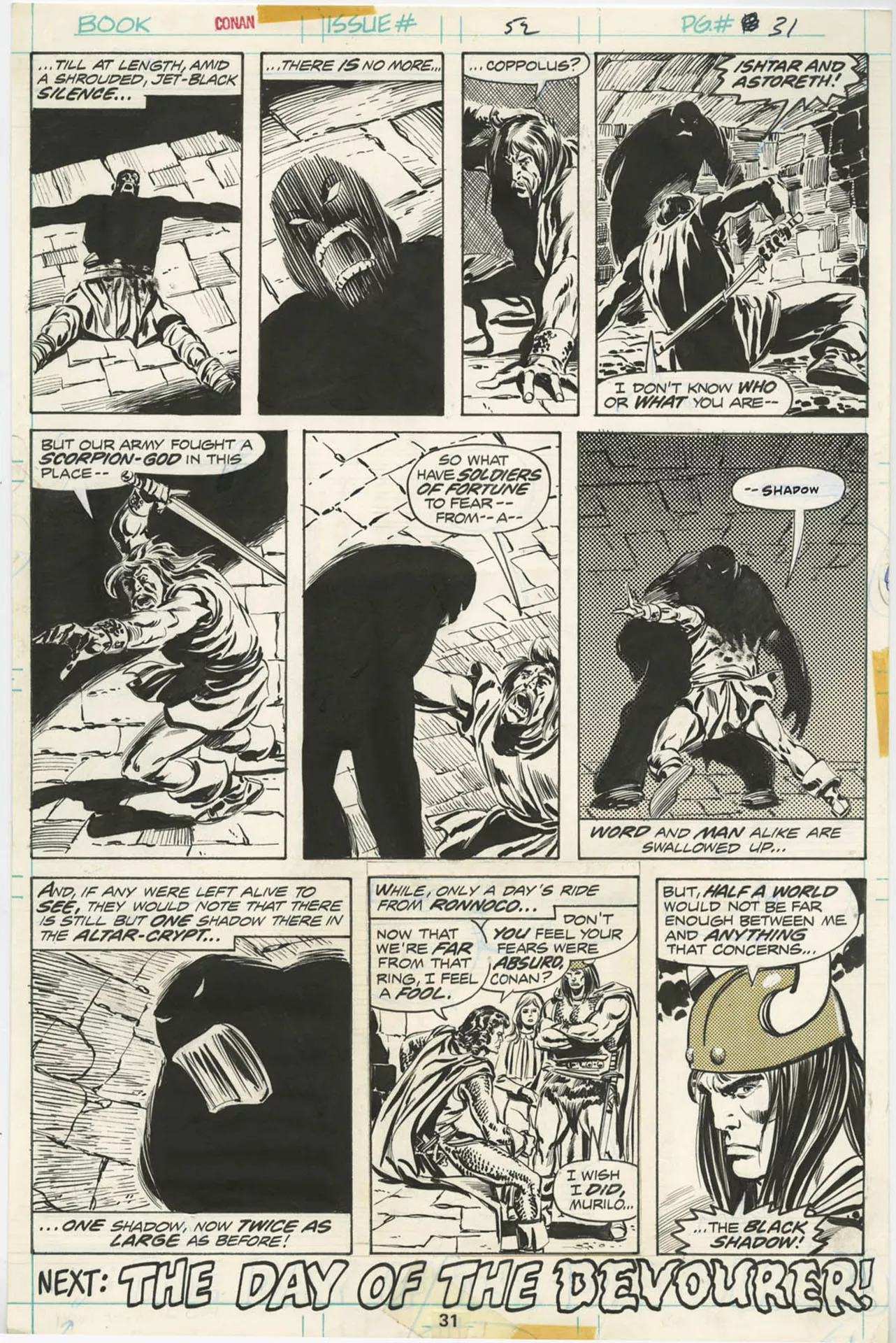 John BUSCEMA — Conan the Barbarian — Issue 52 — Page 31