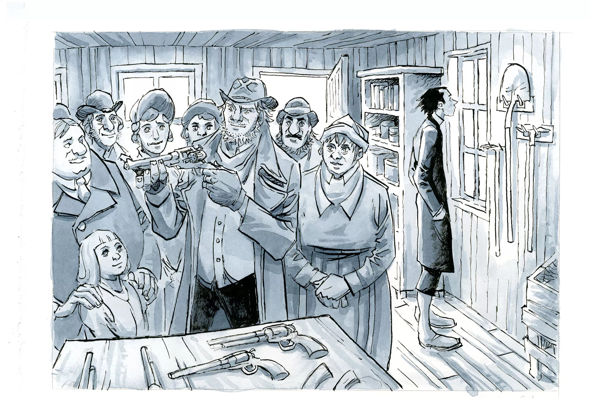 Julien MAFFRE — Stern — Illustration "L'épicerie"