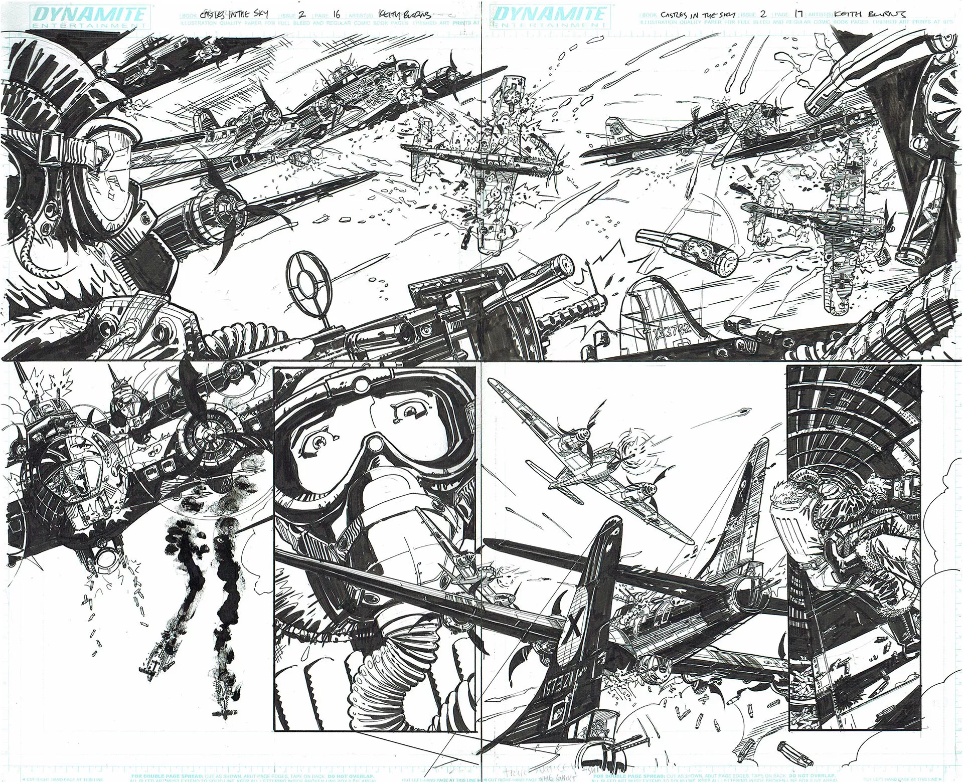 Keith BURNS — Castles in the sky — Issue 2 — Page 16 & 17