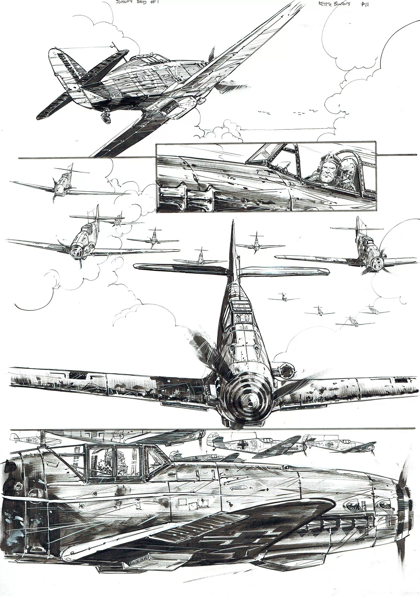 Keith BURNS — Johnny Red — Issue 7 — Page 11