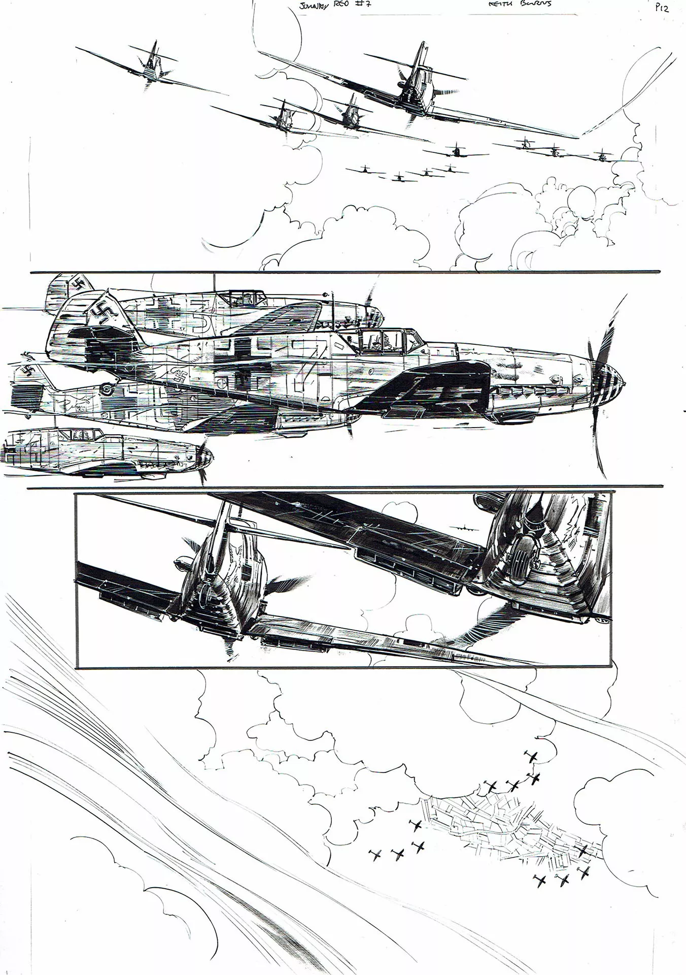 Keith BURNS — Johnny Red — Issue 7 — Page 12