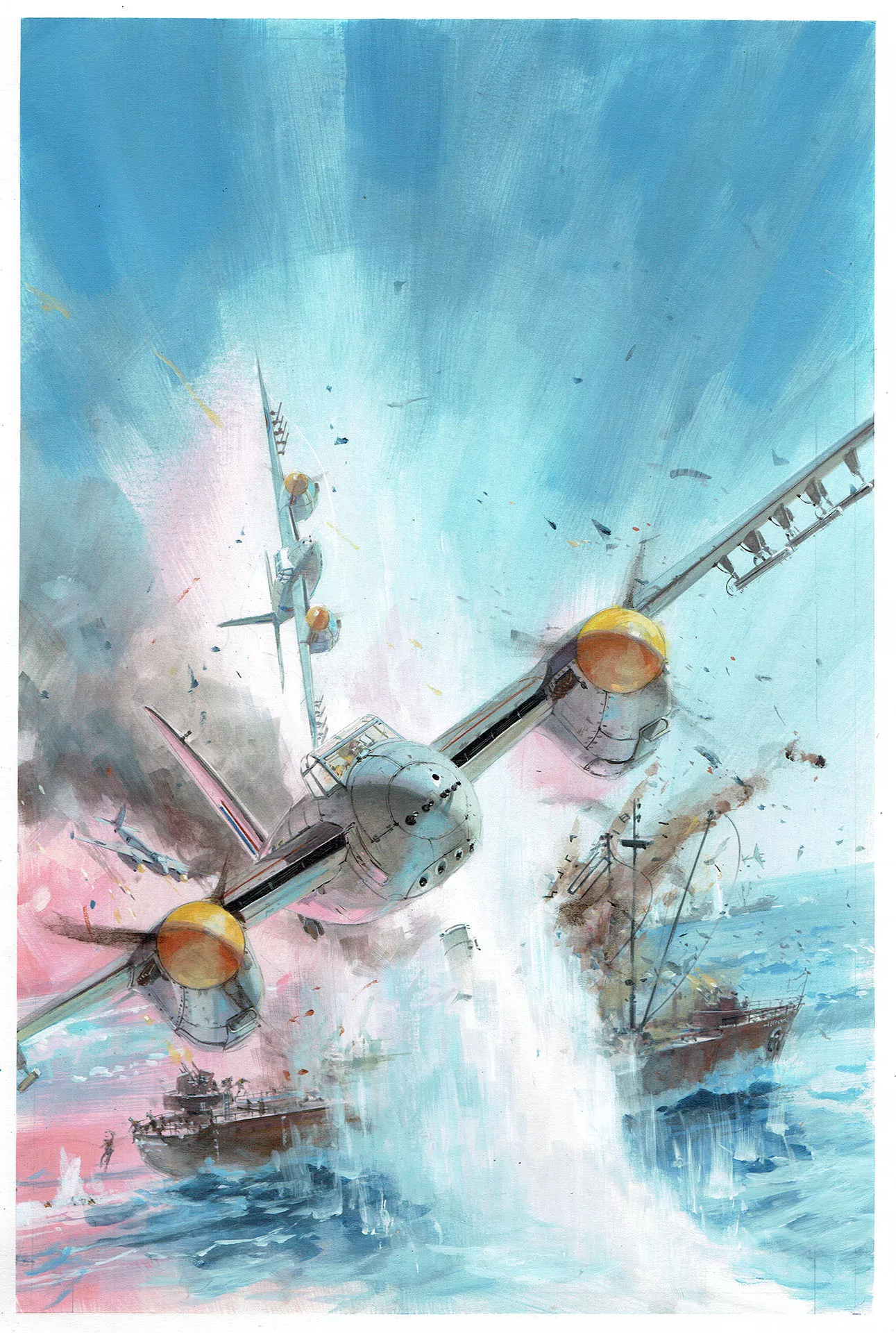 Keith BURNS — Out of the blue — Tome 1 - Couverture