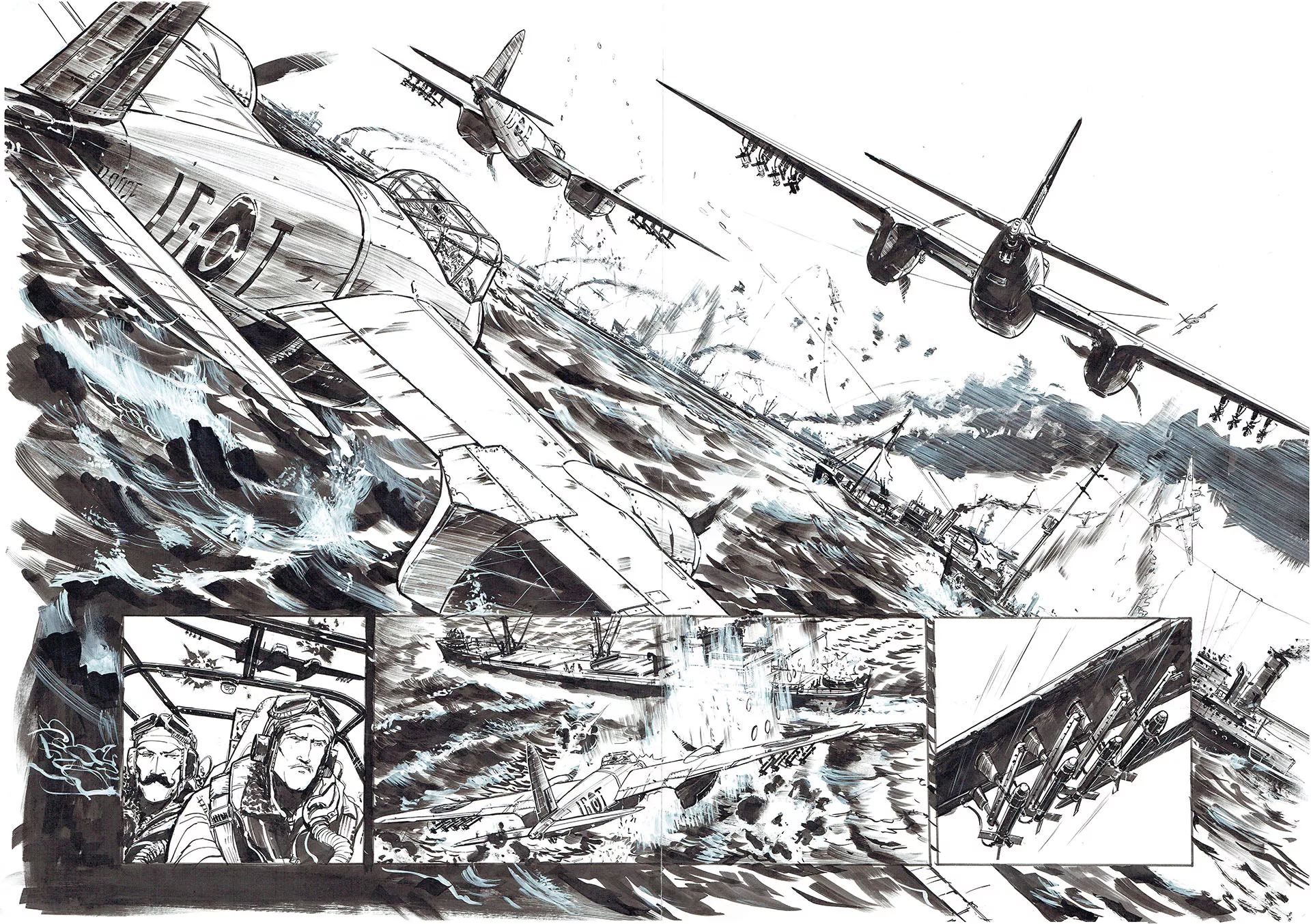 Keith BURNS — Out of the blue — Issue 1 — Page 14 & 15