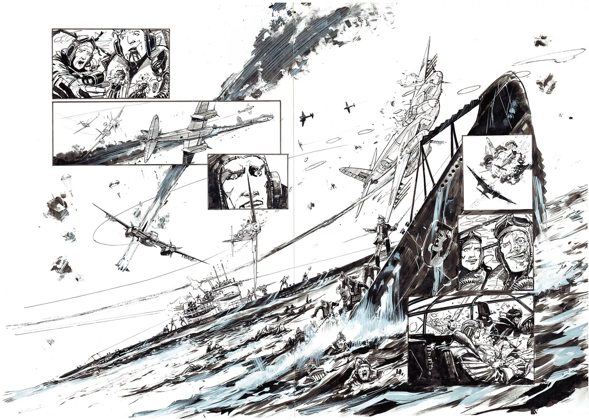 Keith BURNS — Out of the blue — Issue 6 — Page 14 et 15