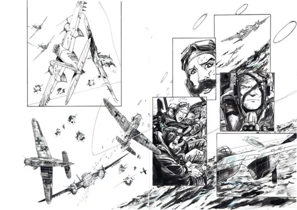 Keith BURNS — Out of the blue — Issue 6 — Page 16 et 17