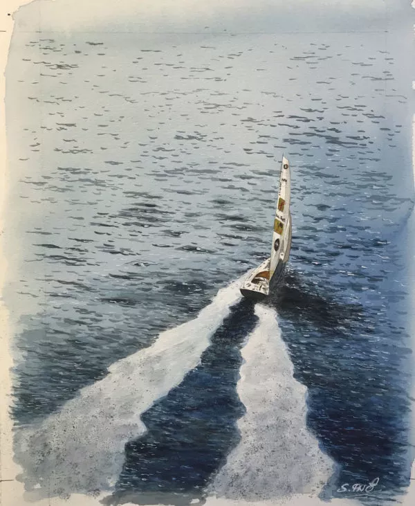 Serge FINO — Seul au monde (Alone at sea) — Issue 1 - Cover