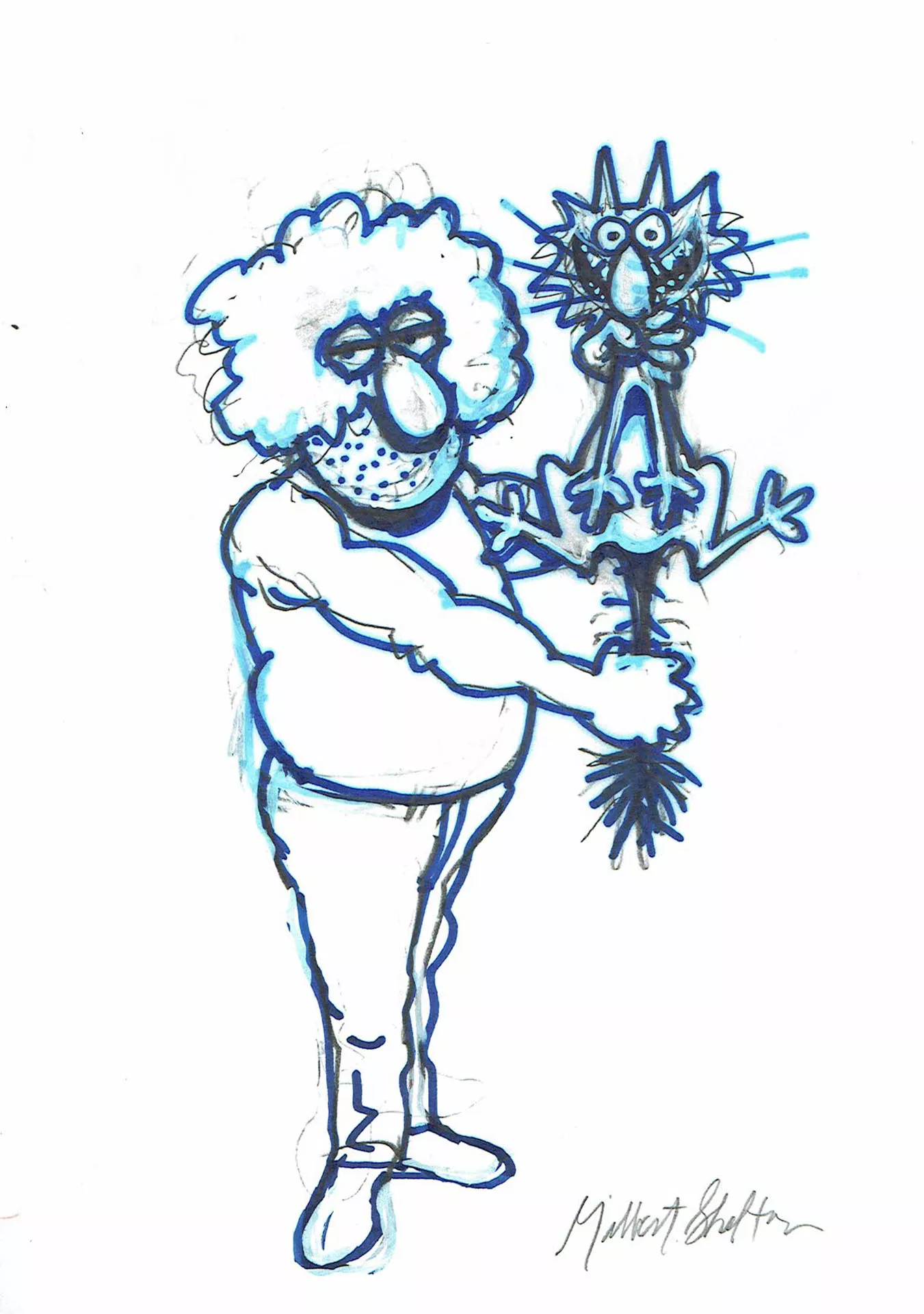 Gilbert SHELTON — Fat Freddy’s Comic and Stories — Issue 1 - Cover prelim