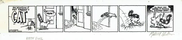 Gilbert SHELTON — Fat Freddy’s Cat — Sleeping chair - 1 May 1978