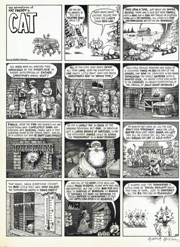 Gilbert SHELTON — The Yuletide story