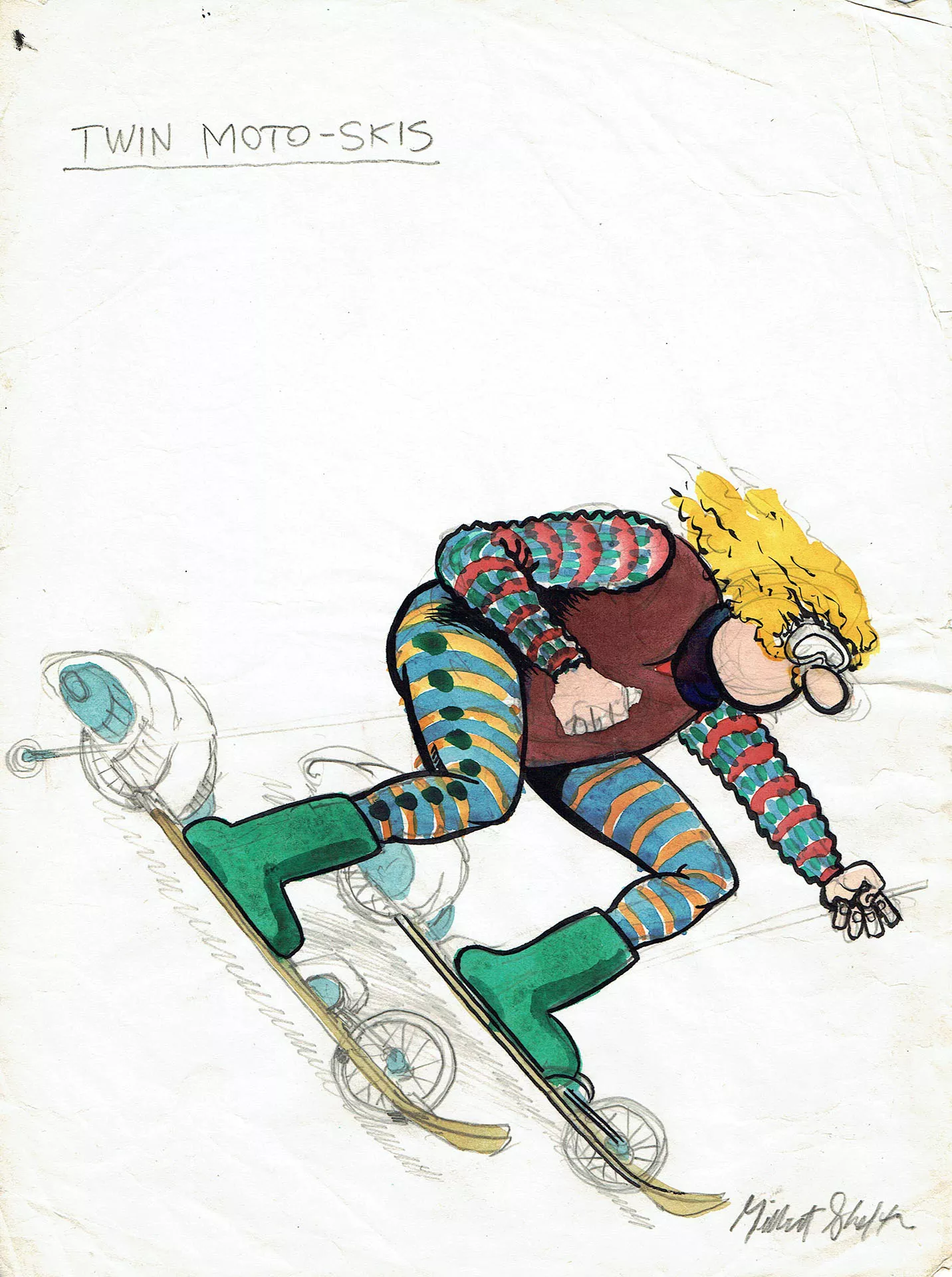 Gilbert SHELTON — Fat Freddy’s Twin moto-skis