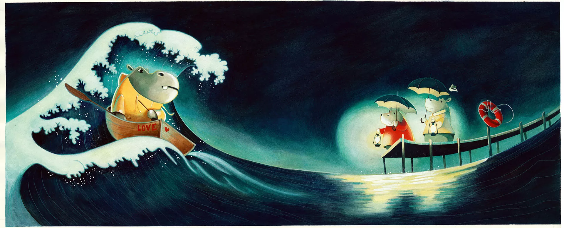 Daniela VOLPARI — I love you — Les hippopotames