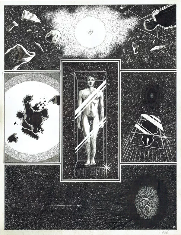 Dominique HE — Le livre des 32 dents — Scénario de Jodorowsky — Page 3