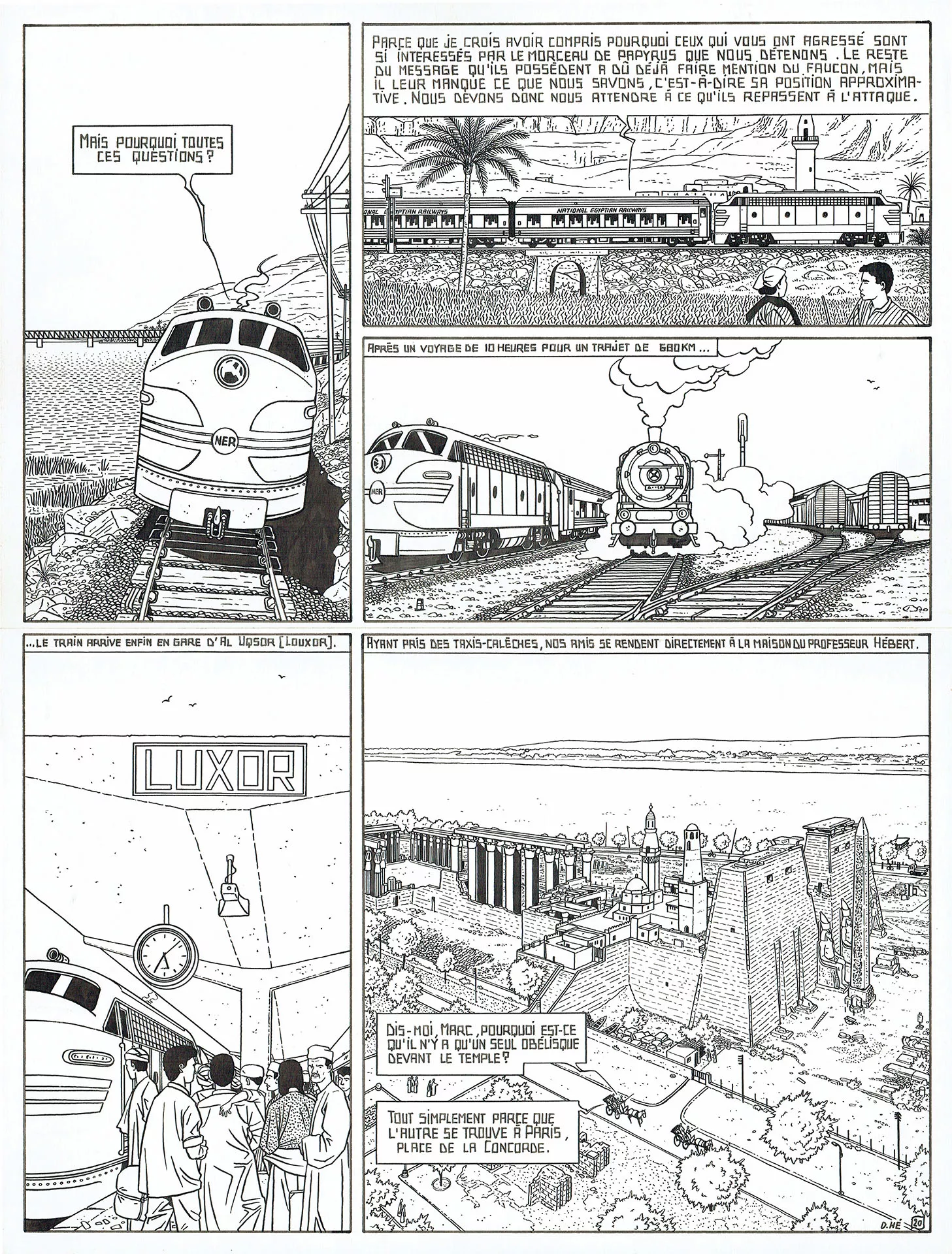 Dominique HE — Marc Mathieu — Tome 1 - Le faucon de Mû — Page 20