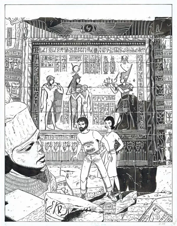 Dominique HE — Marc Mathieu — Couverture - Tome 2 - Le faucon de Mû