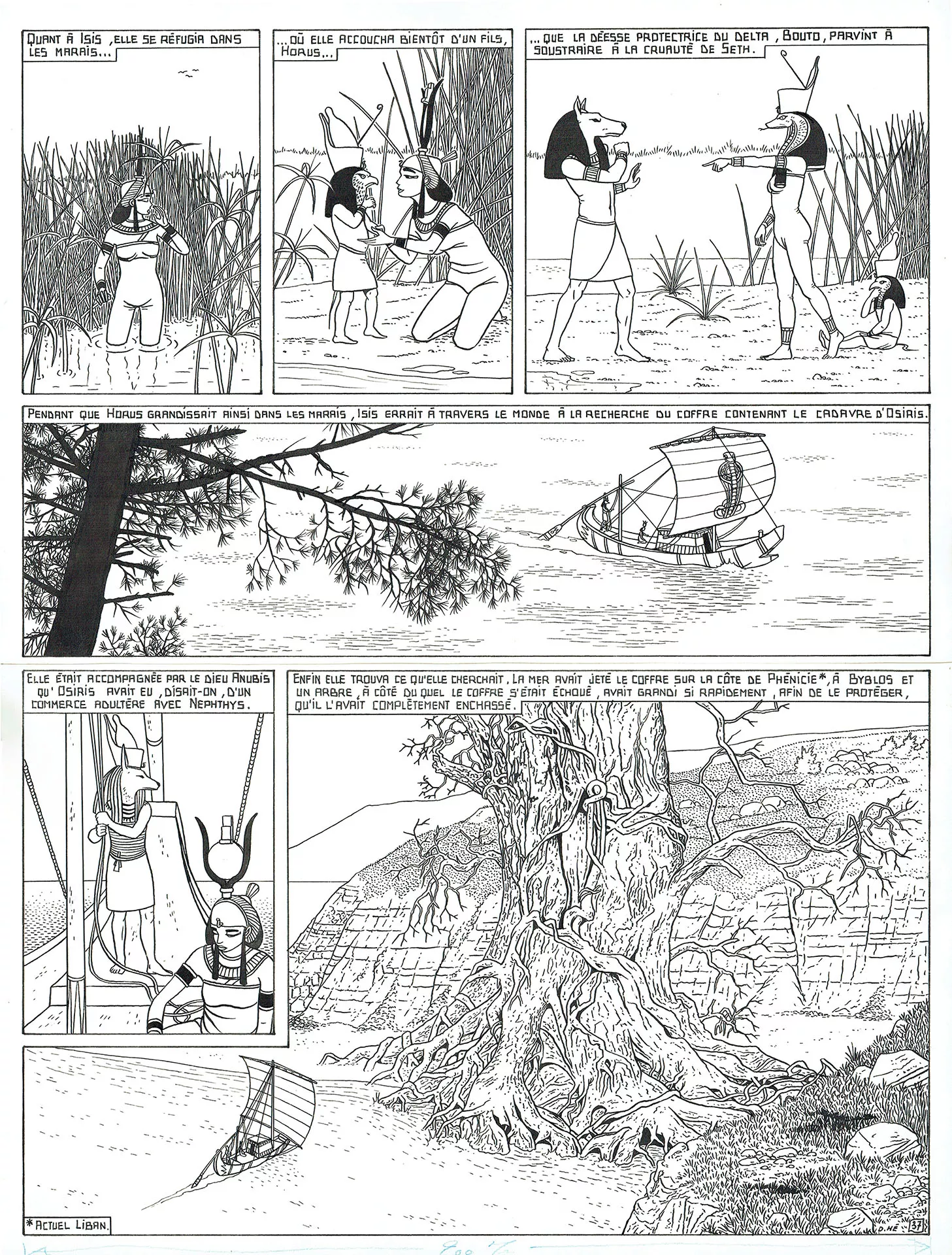 Dominique HE — Marc Mathieu — Tome 2 - Le faucon de Mû — Page 37