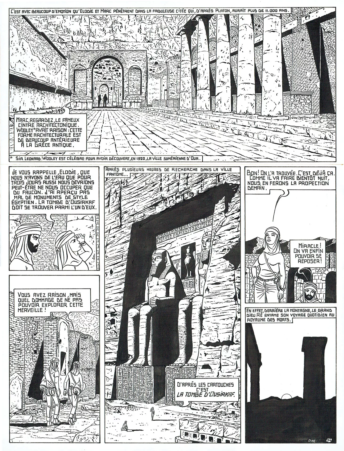 Dominique HE — Marc Mathieu — Tome 2 - Le faucon de Mû — Page 54