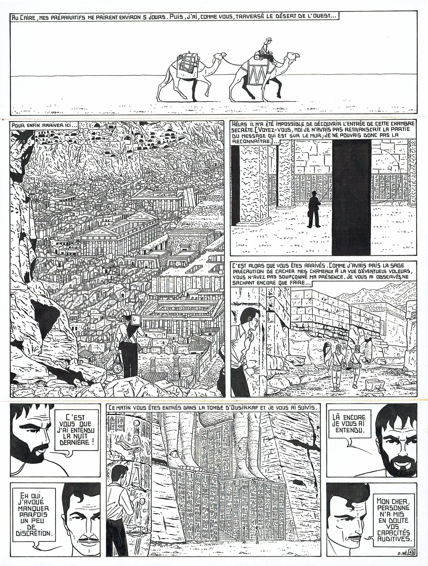 Dominique HE — Marc Mathieu — Tome 2 - Le faucon de Mû — Page 63