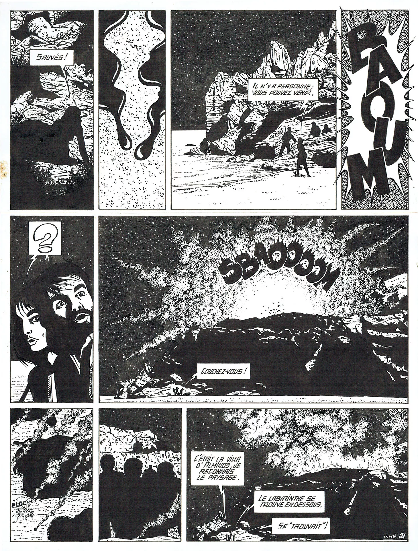 Dominique HE — Marc Mathieu — Tome 3 - L'empreinte du minotaure — Page 41