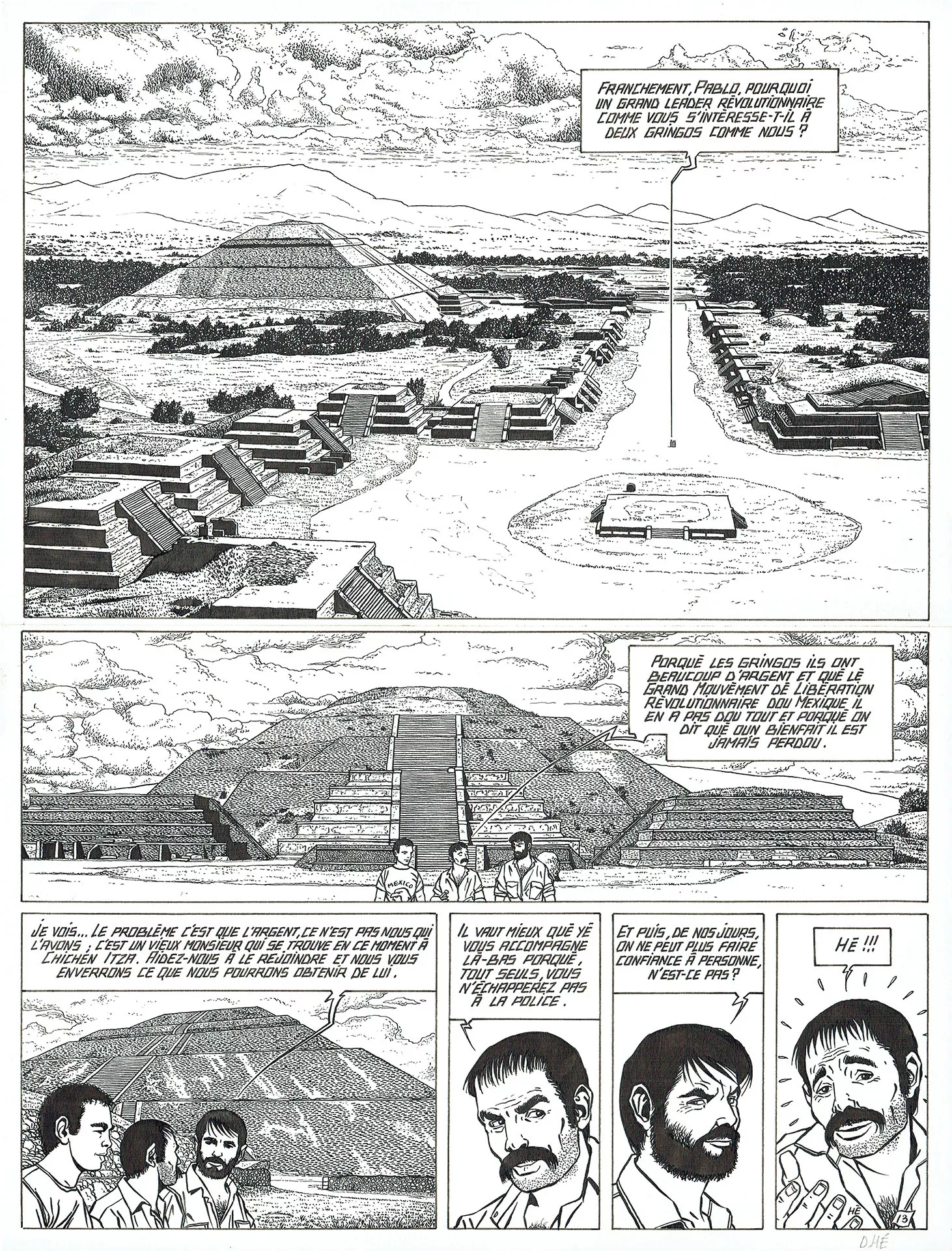 Dominique HE — Marc Mathieu — Tome 4 : Le testament du dieu Chac — Page 13