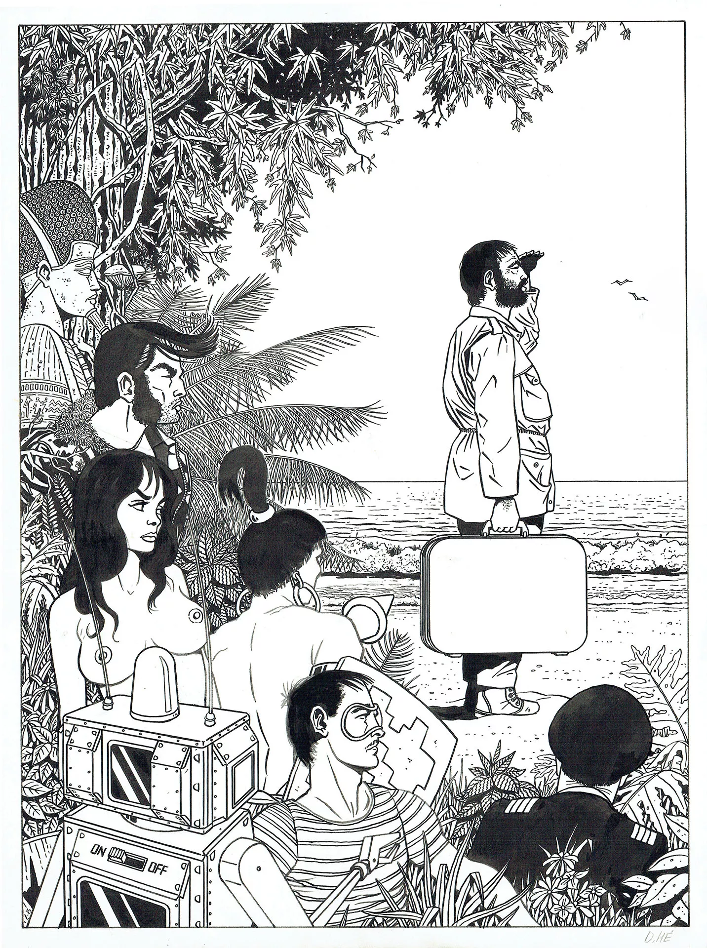 Dominique HE — Voyages — Couverture - Tome 2