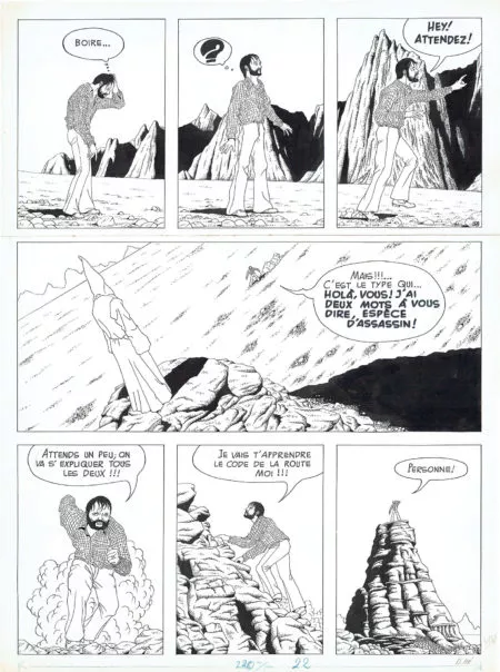 Dominique HE | Voyages — Tome 1 - Jusqu'à plus soif (Pilote/Jean Giraud) — Page 4