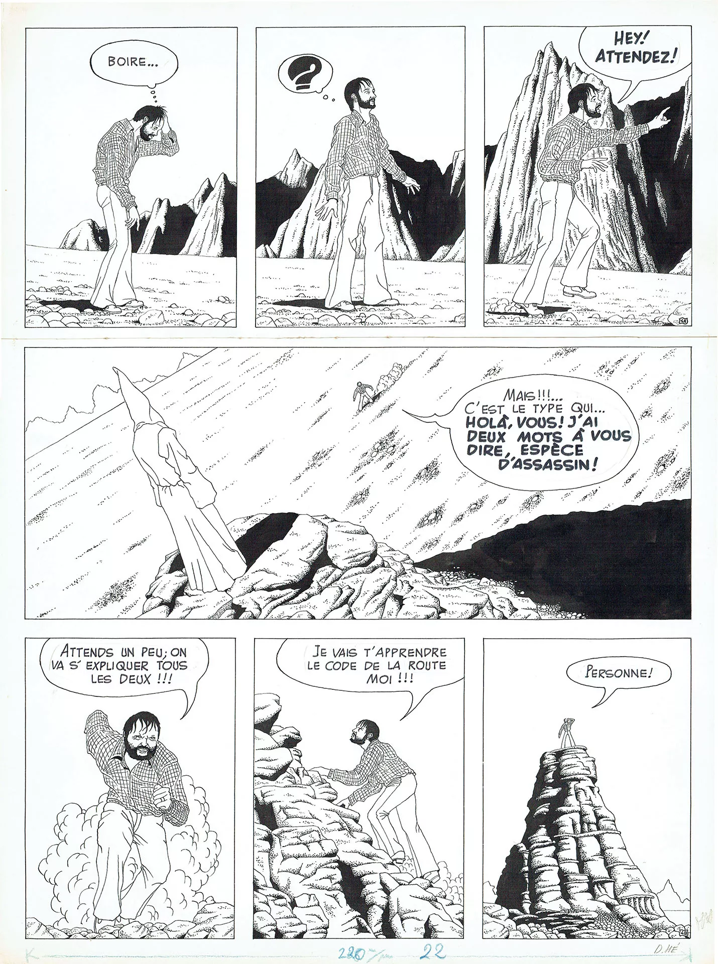 Dominique HE — Voyages — Tome 1 - Jusqu'à plus soif (Pilote/Jean Giraud) — Page 4