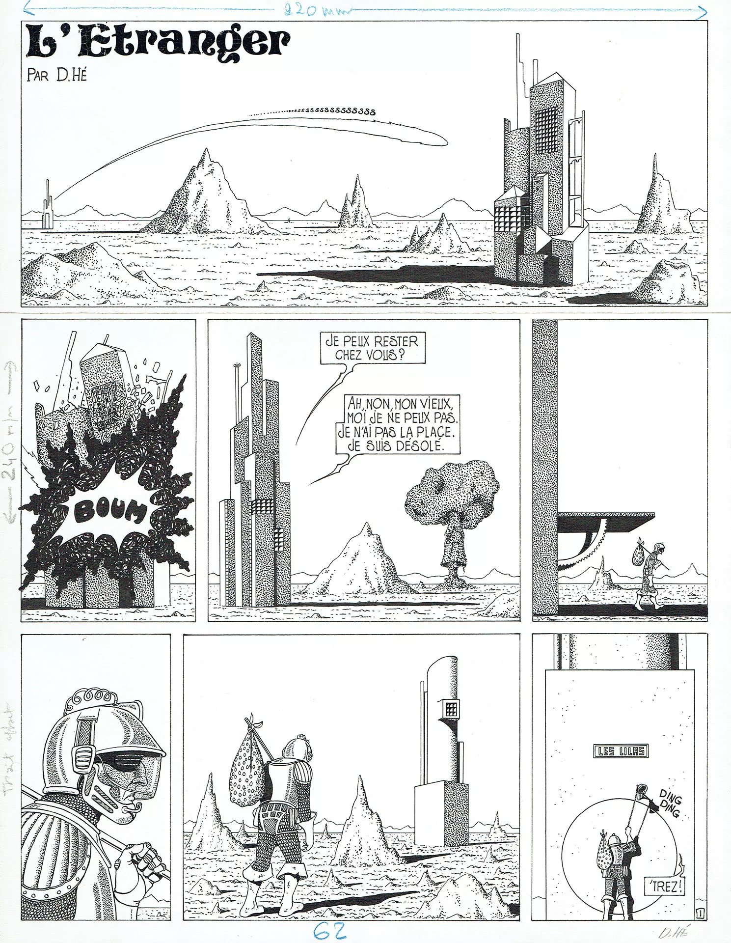 Dominique HE — Voyages — Tome 1 - L'étranger — Page 1