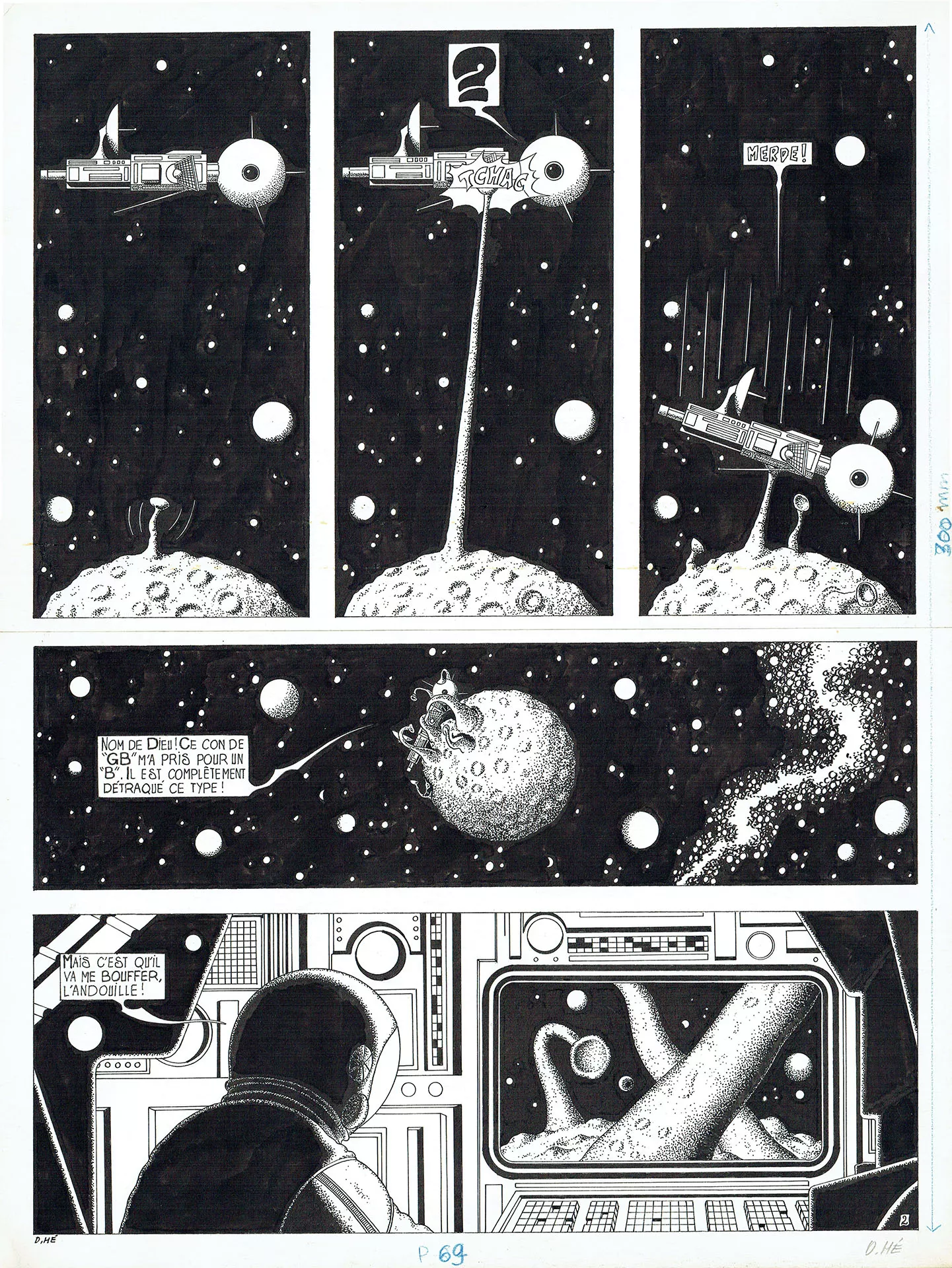 Dominique HE — Voyages — Tome 1 - Le vaisseau (Métal Hurlant) — Page 2