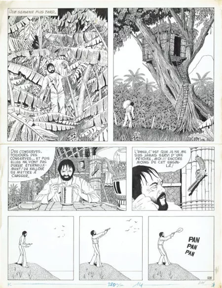Dominique HE | Voyages — Tome 1 - Robinsonnade (Pilote/Jean Giraud) — Page 4
