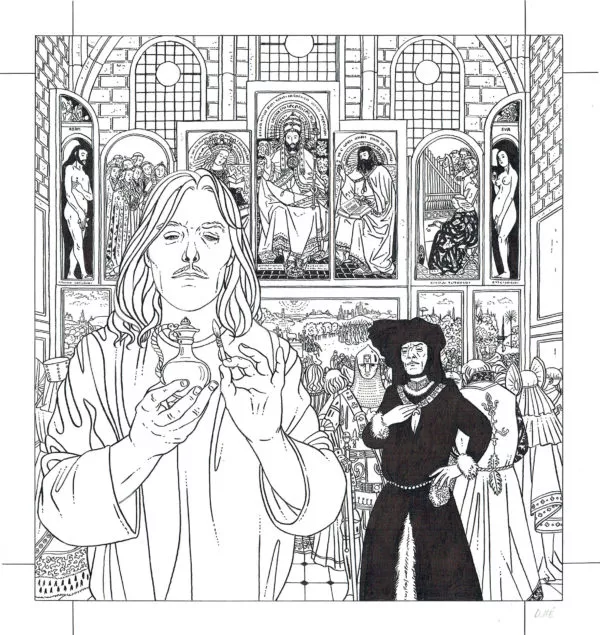 Dominique HE — Les Grands Peintres — Couverture - Jean Van Eyck - Tome 1