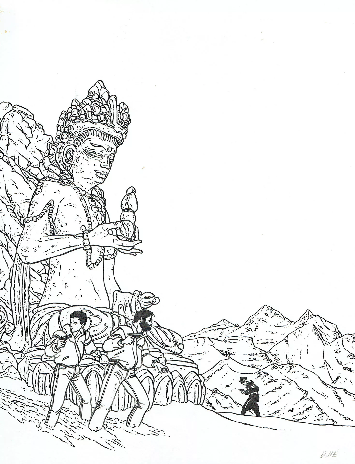 Dominique HE — Marc Mathieu — Tome 5 - Ex-libris - Le signe de Shiva