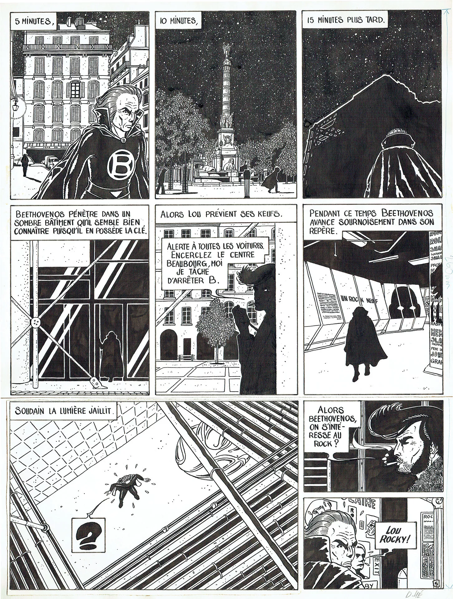 Dominique HE — Voyages — Tome 2 - Lou Rocky - Le vol de la santiag (Métal Hurlant) — Page 5