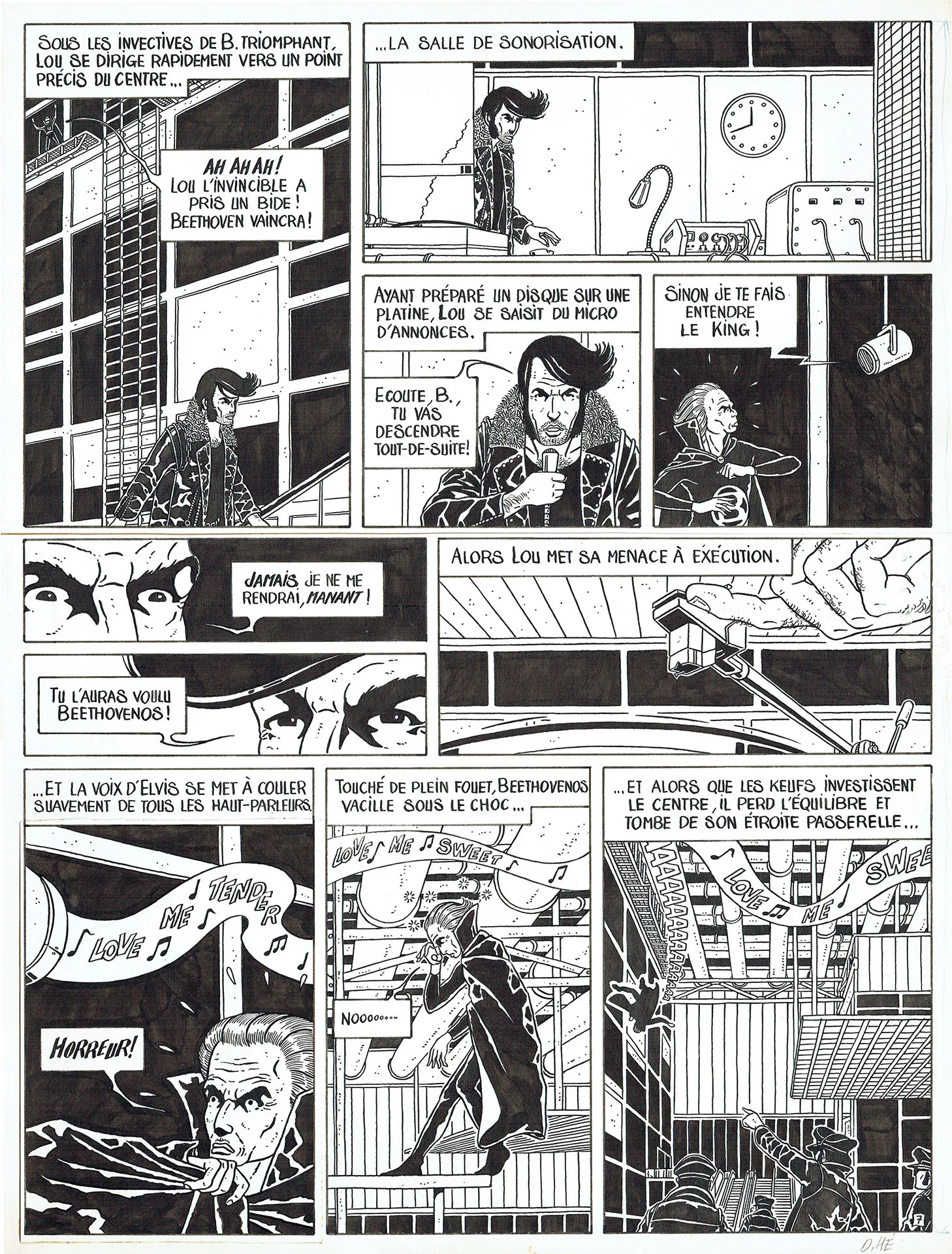 Dominique HE — Voyages — Tome 2 - Lou Rocky - Le vol de la santiag (Métal Hurlant) — Page 7