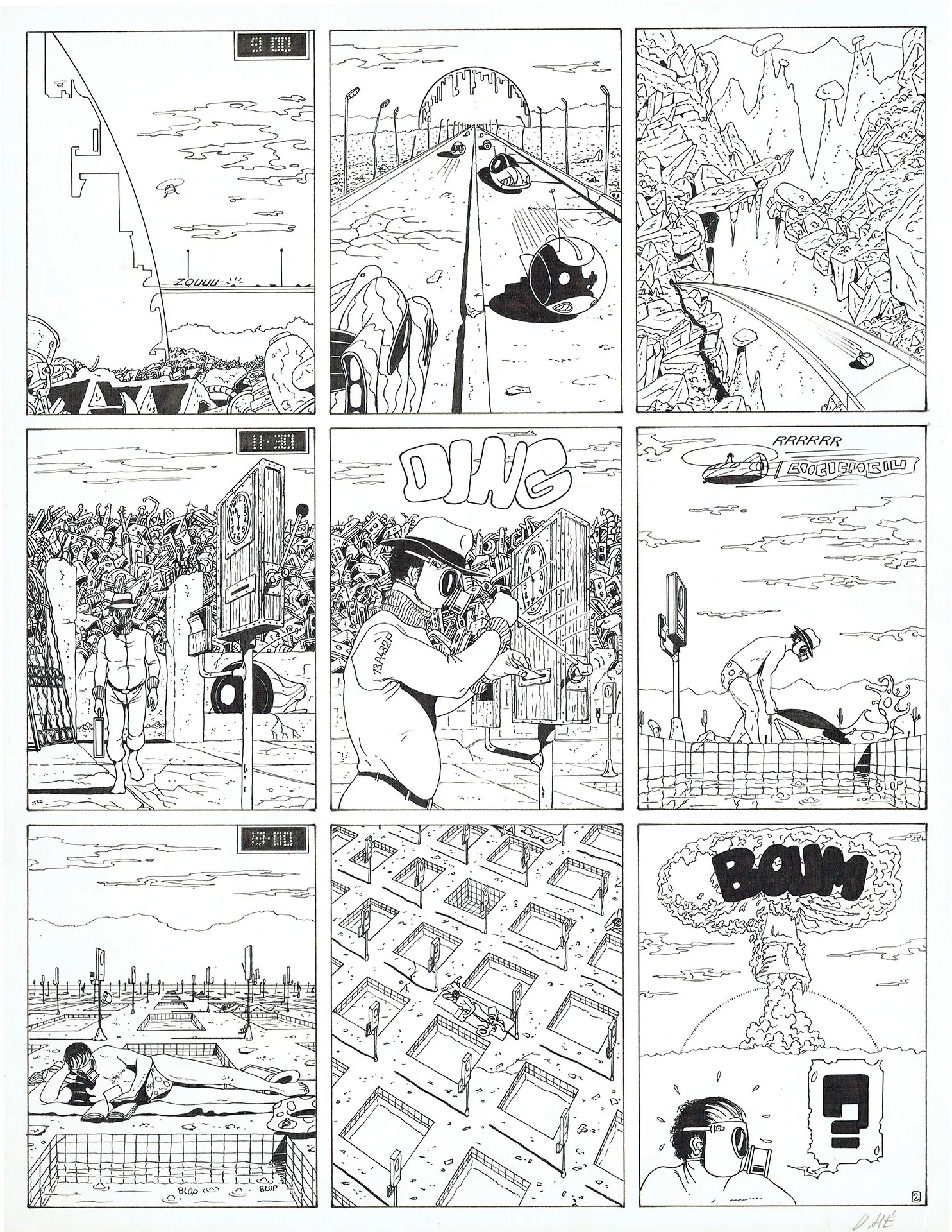Dominique HE — Voyages — Tome 2 - Vacances (Métal Hurlant) — Page 2